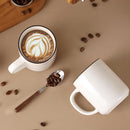 Ceramic Coffee Mug 12 oz Porcelain Coffee Mugs Set of 6 - Ceramic Coffee Cups with Handle and Speckled Patterns for Latte, Tea, Cocoa, Milk, Cappuccino, Microwave & Dishwasher Safe by CozyNest Decor