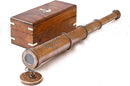 Vintage Copper Finish Telescope with Wooden Box Marine Gift London 1917 by TinyTreasures Baby Boutique