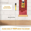 Personalize Name Baby Height Growth Chart, Christmas Theme Canvas&Wood Growth Chart for Wall Room Nursery Decor, Waterproof Measuring Wall Ruler, Wall Tape with Height Chart for Kids by TinyTreasures Baby Boutique