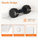 Lifewit Floating Shelves for Wall, 8 Pack White Acrylic Shelf 15" Room Decor for Bookcase/Vinyl Record Display/Photo/Picture in Bedroom, Living Room, Bathroom, Kitchen Storage and Organization by TinyTreasures Baby Boutique