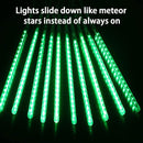 High Brightness 10 Tube 540 LED 20 Inch Meteor Shower Rain Lights Cascading Falling Rain Outdoor Lights for Christmas Roof Eaves Tree Decoration Icicle Raindrop by GreenHaven Gardens