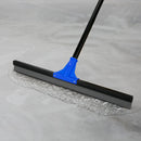 Floor Squeegee for Concrete and Tile Cleaning, 24'' Rubber Wiper Broom, Large Heavy Duty Water Scraper with 60'' Long Handle for Garage, Deck, Bathroom, Shower Glass, Window by GreenHaven Gardens