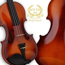 Rhythm Violin Set for Beginners,Acoustic Violins Starter Kit Package for Student,Beginners Fiddle with Hard Case, Rosin, Shoulder Rest, Bow, and Extra Strings (NATURAL, Full) by TinyTreasures Baby Boutique