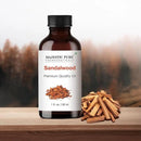 Majestic Pure Sandalwood Essential Oil with Glass Dropper - 1 Fl Oz - 100% Pure and Natural Sandalwood Oil - Premium Grade Essential Oils for Diffuser, Aromatherapy, Soap and Candle Making by CozyNest Decor