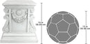 Design Toscano NG314100 Statuary Garden Base Riser, Large, Classic Plinth by GreenHaven Gardens