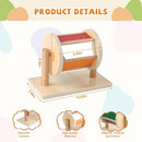 Adena Montessori Full-Size Spinning Drum Montessori Toys for Infant 6 - 12 Months 1 Year Old Babies Toddlers (Typical) by TinyTreasures Baby Boutique