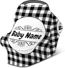 Baby Car Seat Stroller Cover Nursing Cover New Mom Breastfeeding Scarf Soft Stretchy Infant Carrier Cover Car Canopy Coverage by TinyTreasures Baby Boutique
