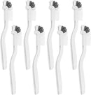 8 Pcs Dish Brush Bottle Bathroom Scrub Brushes Kitchen Cleaning Brush Right Angle Kitchen Brush Sink Household Pot Pan Edge Corners Tile Lines Brush with Stiff Bristles by CozyNest Decor