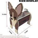 Chihuahua Dog Planter Plant Pots,Cute Garden Dog Flower Planter,Dog Planters Birthday Gifts for Women,Office,Indoor/Outdoor Decor（9.45 * 5.94 * 13.39in） by GreenHaven Gardens