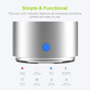 Travel Case Packed, Wireless Mini Bluetooth Speaker with Custom Bass Radiator. EWA A106, Small But Loud, The Next Generation of Portable Speakers for Home, Outdoors, Shower (Silver)1.89* 1.57 inches by TinyTreasures Baby Boutique