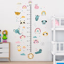 Kids Measuring Height Wall Decals Cute Cartoon Animal Stickers DIY Removable Peel and Stick Kids Room Wall Decoration for Boys and Girls Bedroom Nursey Classroom Playroom Decal by TinyTreasures Baby Boutique