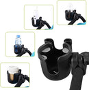 Accmor Stroller Cup Holder with Phone Holder, Bike Cup Holder, Universal Cup Holder for Uppababy Nuna Doona Strollers, 2-in-1 Cup Phone Holder for Stroller, Bike, Wheelchair, Walker, Scooter by TinyTreasures Baby Boutique