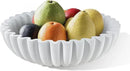 Modern Concrete Decorative Bowl for Kitchen Counter - Large White Fruit Bowl, Key Bowl for Entryway Table, Coffee Table Decor by CozyNest Decor