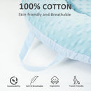 Baby Lounger – Soft & Breathable Newborn Nest for Infants 0-24 Months, Organic Cotton Baby Pillow for Tummy Time, Playtime & Travel, Newborn Babies Essential Gift by TinyTreasures Baby Boutique