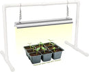 Soligt 2 ft Grow Light for Seed Starting with Stand, Double Tube Warm White Full Spectrum Seedling Grow Light for Indoor Plants, 80 LED Chips, Height Adjustable by GreenHaven Gardens