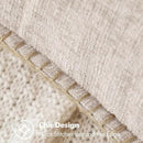 MIULEE Pack of 2 Couch Throw Pillow Covers 20x20 Inch Light Brown Farmhouse Decorative Pillow Covers with Stitched Edge Soft Chenille Solid Dyed Pillow Covers for Sofa Bed Living Room by CozyNest Decor
