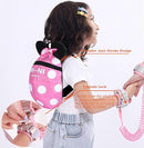 CZSYZCZS Toddlers Leash + Anti Lost Wrist Link Child Kids Safety Harness Kids Walking Wristband Assistant Strap Belt (pink) by TinyTreasures Baby Boutique