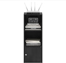 Furinno Luder Shelf Bookcase with 1 Door Storage Cabinet, Blackwood by TinyTreasures Baby Boutique