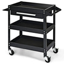 Rolling Tool Cart Mechanic Cabinet Storage ToolBox Organizer with Drawer by LJGDeals