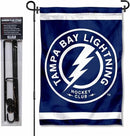 WinCraft Tampa Bay Lightning Circle Logo Garden Flag and Pole Stand Holder by GreenHaven Gardens