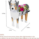 Australian Shepherd Dog Planter Plant Pots,Cute Garden Dog Flower Planter,Dog Planters Birthday Gifts for Women,Office,Indoor/Outdoor Decor（9.45 * 5.51 * 13.82in） by GreenHaven Gardens