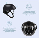 Color Gradient Adjustable Kids' Helmet with Knee & Elbow Pads Set | Multi-Sport Safety Gear for Boys & Girls Ages 5-14 | Skateboarding, Scooters, Roller & Inline Skating, Longboarding by TinyTreasures Baby Boutique