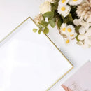 Spsyrine White Decorative Serving Tray with Handles, Elegant Plastic Coffee Table Tray for Ottoman, Living Room, Home Decor 15.6" X 10.2" by CozyNest Decor