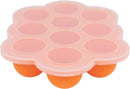 WeeSprout Silicone Freezer Tray with Clip on Lid Perfect Food Storage Container for Homemade Baby Food, Vegetable, Fruit Purees, and Breast Milk (Bright Orange, Ten 1.5 Ounce Sections) by TinyTreasures Baby Boutique