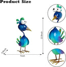 Kircust Peacock Decor Metal Yard Art Outdoor Statues Lawn Decorations Outside Garden Peacocks Decoration for Home by CozyNest Decor