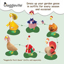 Fox Valley Traders Gaggleville Porch Goose Large White Goose Statue – Charming 23" Outdoor Decorative Figurine for Garden, Patio, or Entryway Accent by CozyNest Decor