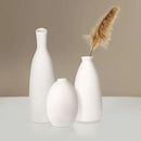 Ceramic Vase Set of 3, Small Flower Vase for Home Decor, Decorative Vases for Pampas Grass & Dried Flowers, Living Room, Bedroom, Bathroom, Shelf Centerpiece Table Decorations by GreenHaven Gardens