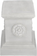 Design Toscano CL5193 English Rosette Sculptural Garden Plinth Base Statuary Pedestal, Grande, antique stone by GreenHaven Gardens