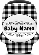 Baby Car Seat Stroller Cover Nursing Cover New Mom Breastfeeding Scarf Soft Stretchy Infant Carrier Cover Car Canopy Coverage by TinyTreasures Baby Boutique