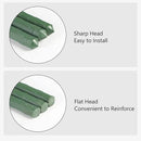 Garmeinea Garden Stakes 48 Inches Plastic Coated Steel Plant Stakes for Growing Climbing Plants, Pack of 25 by CozyNest Decor