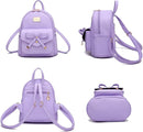I IHAYNER Girls Bowknot Cute Leather Backpack Mini Backpack Purse for Women by TinyTreasures Baby Boutique