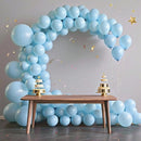 140pcs Makani Blue Round Balloons Different Sizes 18 12 10 5 Inch Latex Balloons for Arch Decoration Party Balloon Kit for Graduation Birthday Party Wedding Balloon Baby Shower Decoration by TinyTreasures Baby Boutique