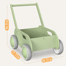 2025 HOMEKOL Wooden Baby Walker,Baby Push Walker, Adjustable Speed Baby Walker for Boys and Girls, Baby Activity Center, Gift for Birthday, Christmas and New Year Nature Green by TinyTreasures Baby Boutique