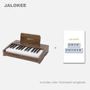 Kids Piano Keyboard, Digital Piano for Kids, Music Educational Instrument Toy, Wood Toy for 3+ Girls and Boys (Walnut, 25 Keys) by TinyTreasures Baby Boutique
