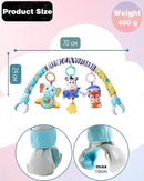 Pau1Hami1ton Baby Stroller Arch Toys, Car Seat Toys,Bouncer Toy Bar/Mobile for Bassinet,Adjustable Baby Hanging Toys Fit for Crib Bed,Stroller,Car Seat.S-19(Aircraft) by TinyTreasures Baby Boutique