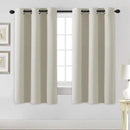H.VERSAILTEX Blackout Curtains for Bedroom Thermal Insulated Room Darkening Living Room Curtains 63 Inch Long Grommet Privacy Protection Window Curtain Panels/Drapes for Nursery,2 Panels,Ivory/Cream by CozyNest Decor