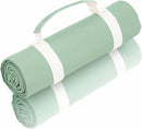 4’9” x 6’3” White Lightweight Water-Resistant Canvas Mat – Picnic, Outdoor, Beach, Park, Camping, Toy Mat by TinyTreasures Baby Boutique