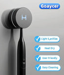 Toothbrush Holders for Bathroom,Smart Toothbrush Cleaner with Heat Dryer, Rechargeable Toothbrush Covers by CozyNest Decor