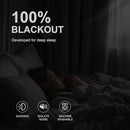 NICETOWN Plylux Blackout Curtains Thermal Insulated Window Treatment Panels Room Darkening Blackout Drapes for Living Room Grommet Bedroom Draperies, 52 x 84 Inch, Silver Grey, 2 Panels by TinyTreasures Baby Boutique