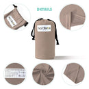 Acrabros Baby Wrap Carrier,Hands Free Baby Carrier Sling,Lightweight,Breathable,Softness,Perfect for Newborn Infants and Babies Shower Gift,Dark Cappuccino by TinyTreasures Baby Boutique