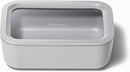 Caraway Glass Food Storage - 6.6 Cup Glass Container - Ceramic Coated Food Container - Non Toxic, Non Stick - Dishwasher, Oven, & Microwave Safe – Gray by TinyTreasures Baby Boutique