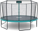 SKYWALKER TRAMPOLINES 12 FT 15 FT Round Trampoline with Safety Enclosure Net, 9 x 15 FT Rectangle Outdoor Trampoline, Recreational Trampoline for Kids