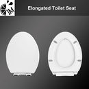 1M Soft Close Toilet Seat Elongated, Patented Quick Releasing for Easy Cleaning, Anti-Wiggling Design, Easy Installation by TinyTreasures Baby Boutique