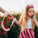 Accmor Toddler Harness Leash + Anti Lost Wrist Link, Cute Deer Kids Harness with Leash, Collapsible Child Leash Baby Walking Harness Protector Wristband Strap for Baby Girls Outdoor by TinyTreasures Baby Boutique