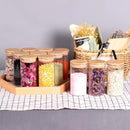 12 Pcs Glass Spice Jars - 8.5oz Empty Small Glass Bottles with Bamboo Airtight Lids and Labels - Thicken Seasoning Spice Containers for Kitchen Organization and Storage… by CozyNest Decor