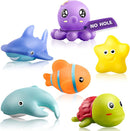 Hely Cancy Infant Bath Toys for 18 Months - No Hole Animal Bathtub Toys, Baby Bath Tub Toys by TinyTreasures Baby Boutique